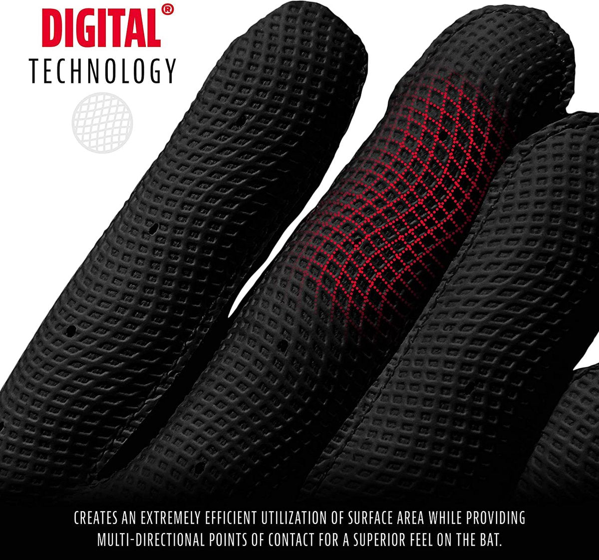 Slaghandschoentjes - Honkbal - Softbal - Digitek - Volwassenen