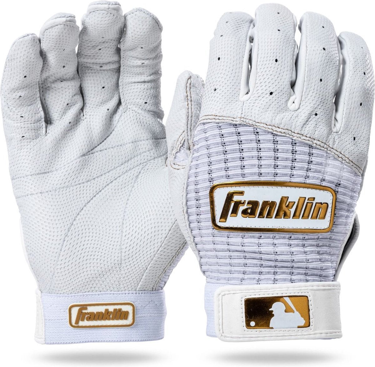 Schlaghandschuhe - Pro Classic - Erwachsene - Weiß/Gold