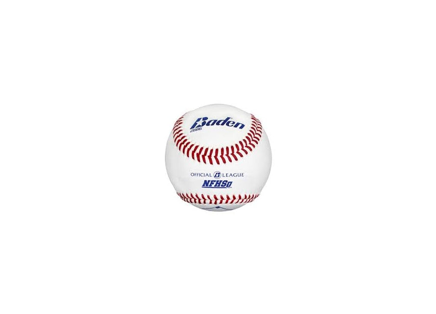 Official Leather High School Baseball - 2BBG - Game Ball (White)