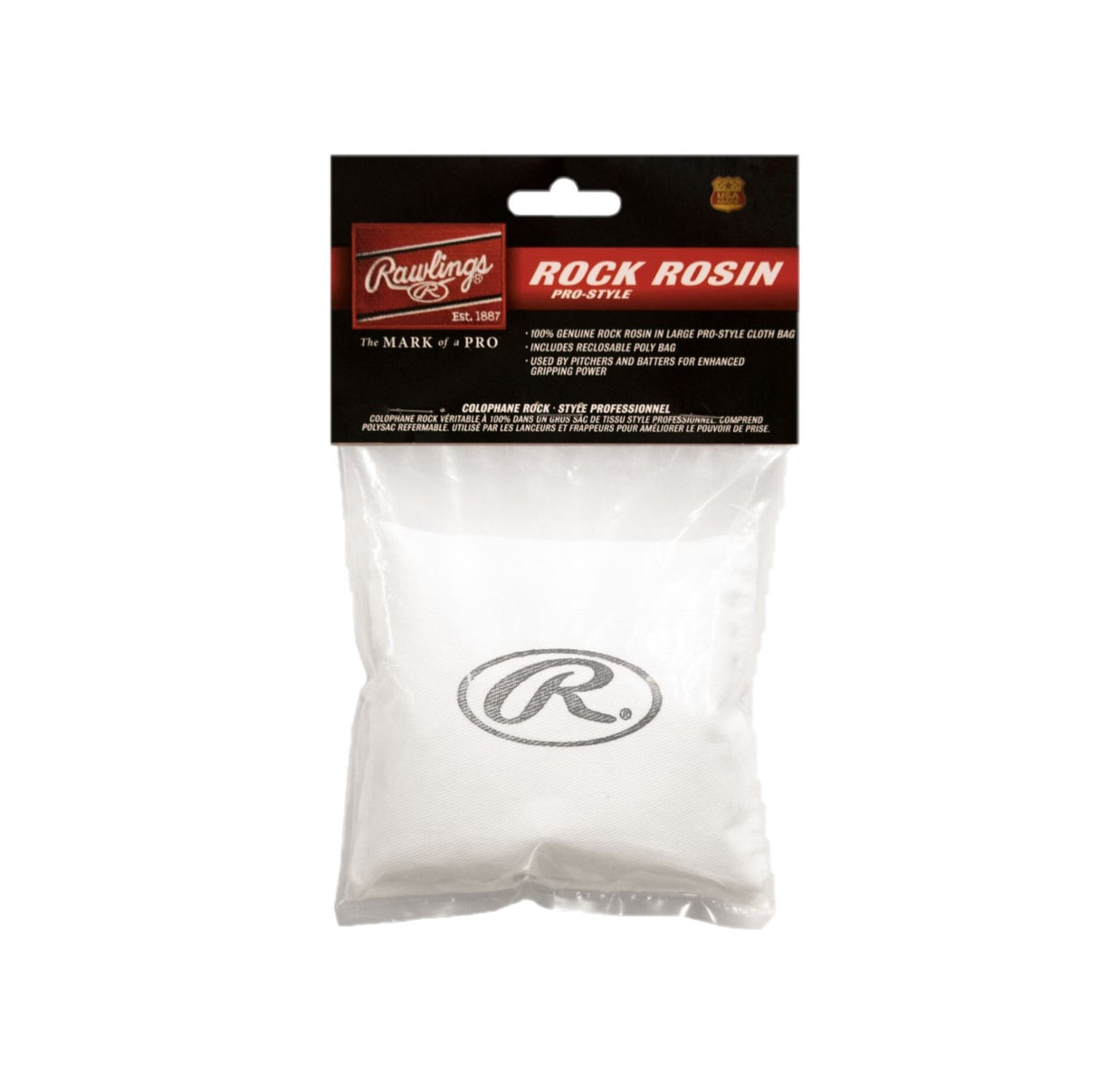 Grip Bag - Baseball - Softball - Rock Rosin Bag - Pro Style