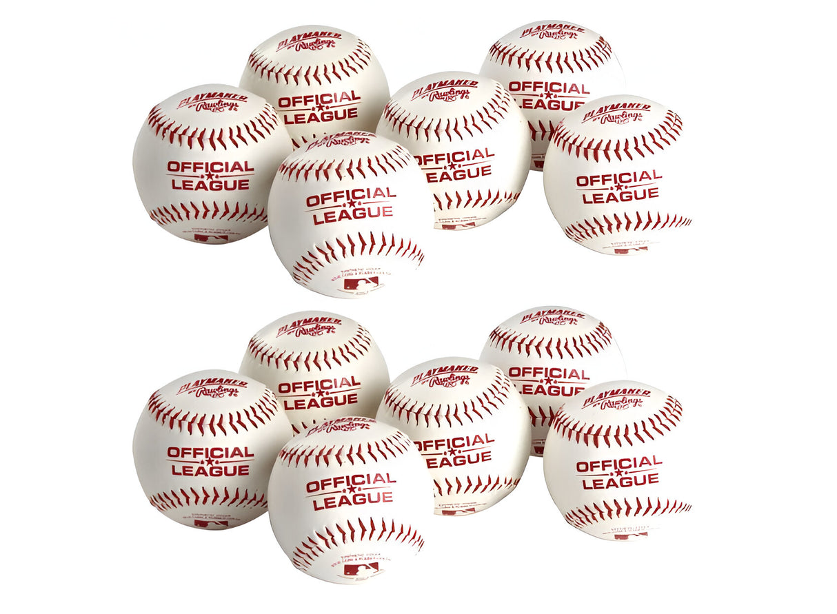 Honkballen - 12 stuks - Playmaker Recreatief - Dozijn - 9 inch