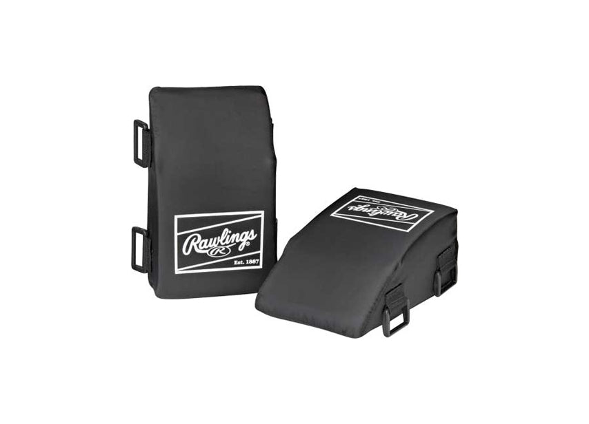 Knee Savers voor catchers - Honkbal - Softball - Volwassenen (Zwart)
