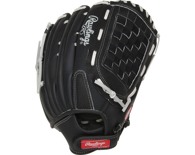 RSB140GB Honkbal Softbal Handschoen - Volwassenen - Zwart/Grijs - 14 inch