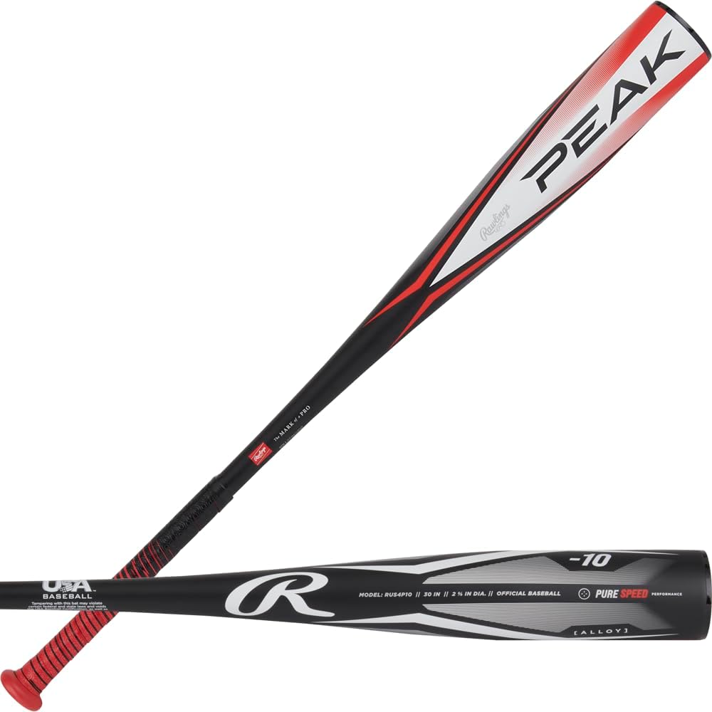 Baseball bat - Peak - RUS4P10 - Aluminum - Youth - -10