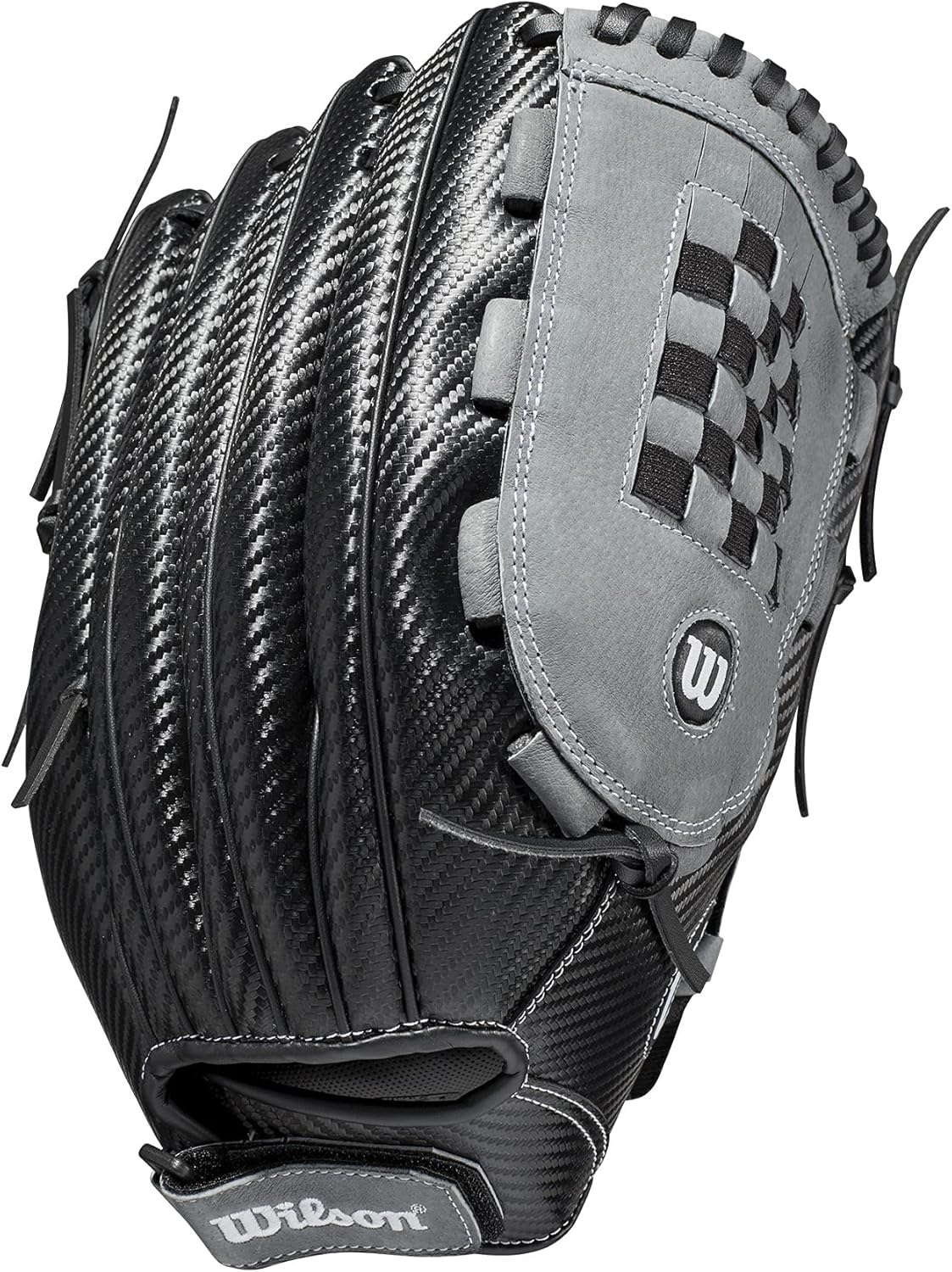 Honkbalhandschoen - A360 - Softball - Volwassenen - (zwart/grijs) - 14 inch