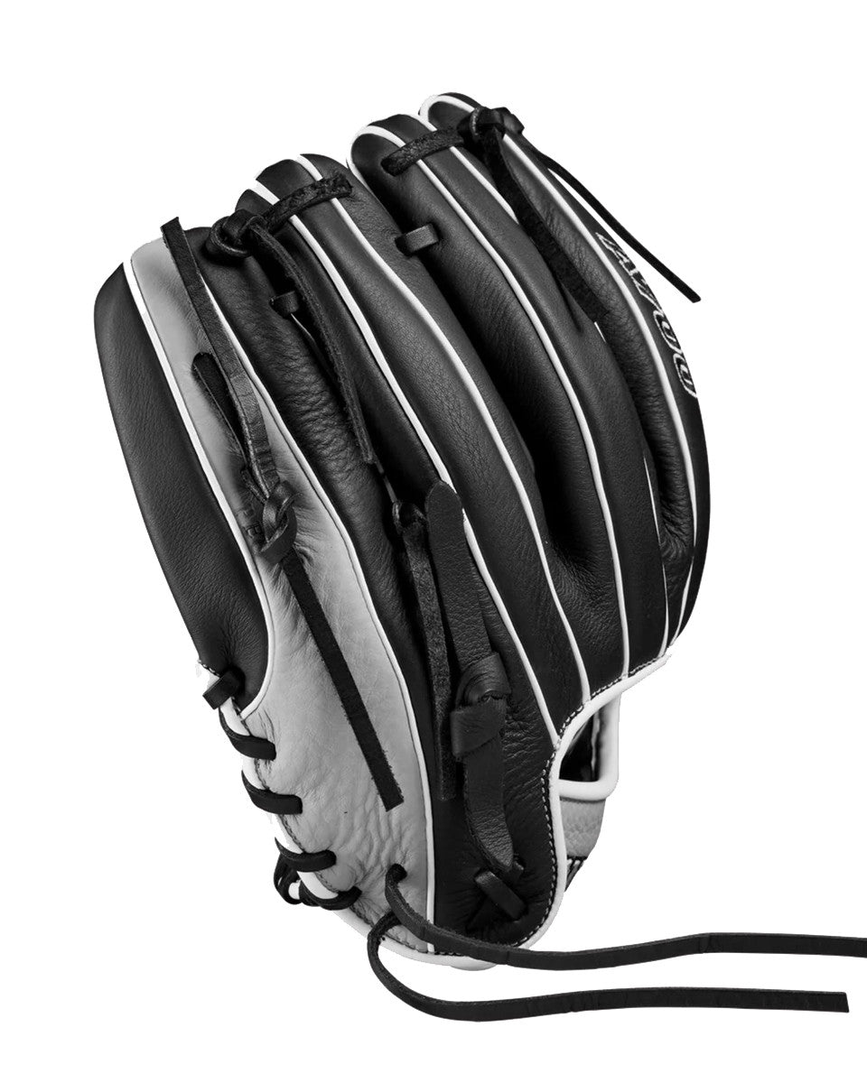 Wilson - Honkbalhandschoen - A700 - Jeugd - Zwart/Grijs - 11,5 inch