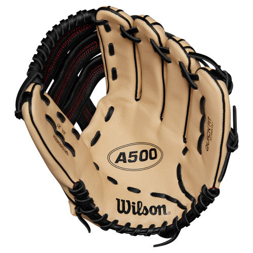Wilson - Honkbalhandschoen - A500 - Blond/Zwart - 12,5 inch