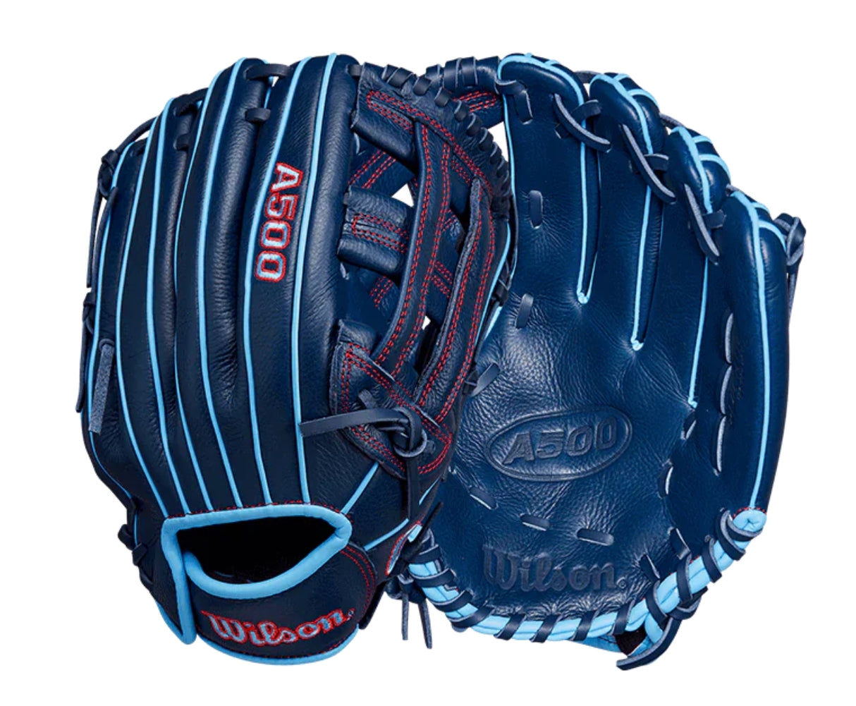 Baseball Glove - A500 - Youth - Leather - Quick Fit - 12 inch