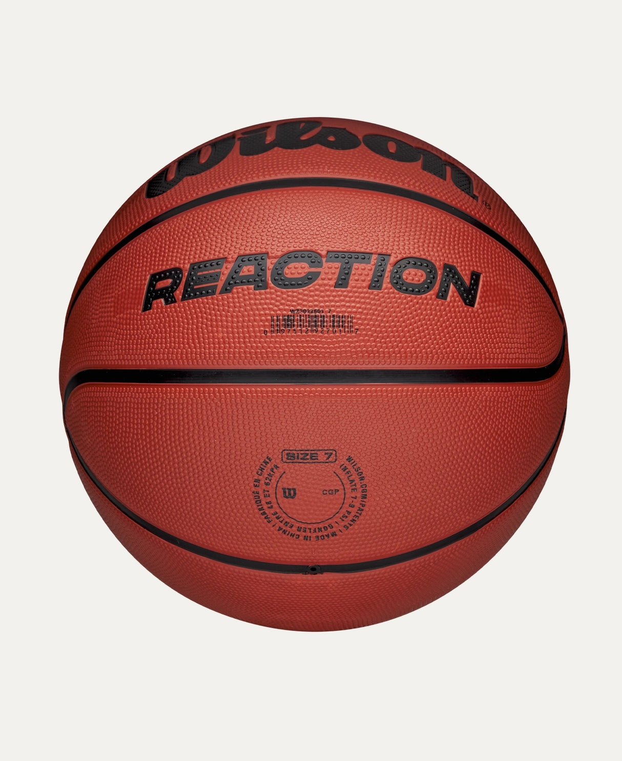 Wilson - NBA Basketbal - Reaction - Maat 7 - inclusief oppomp nippel
