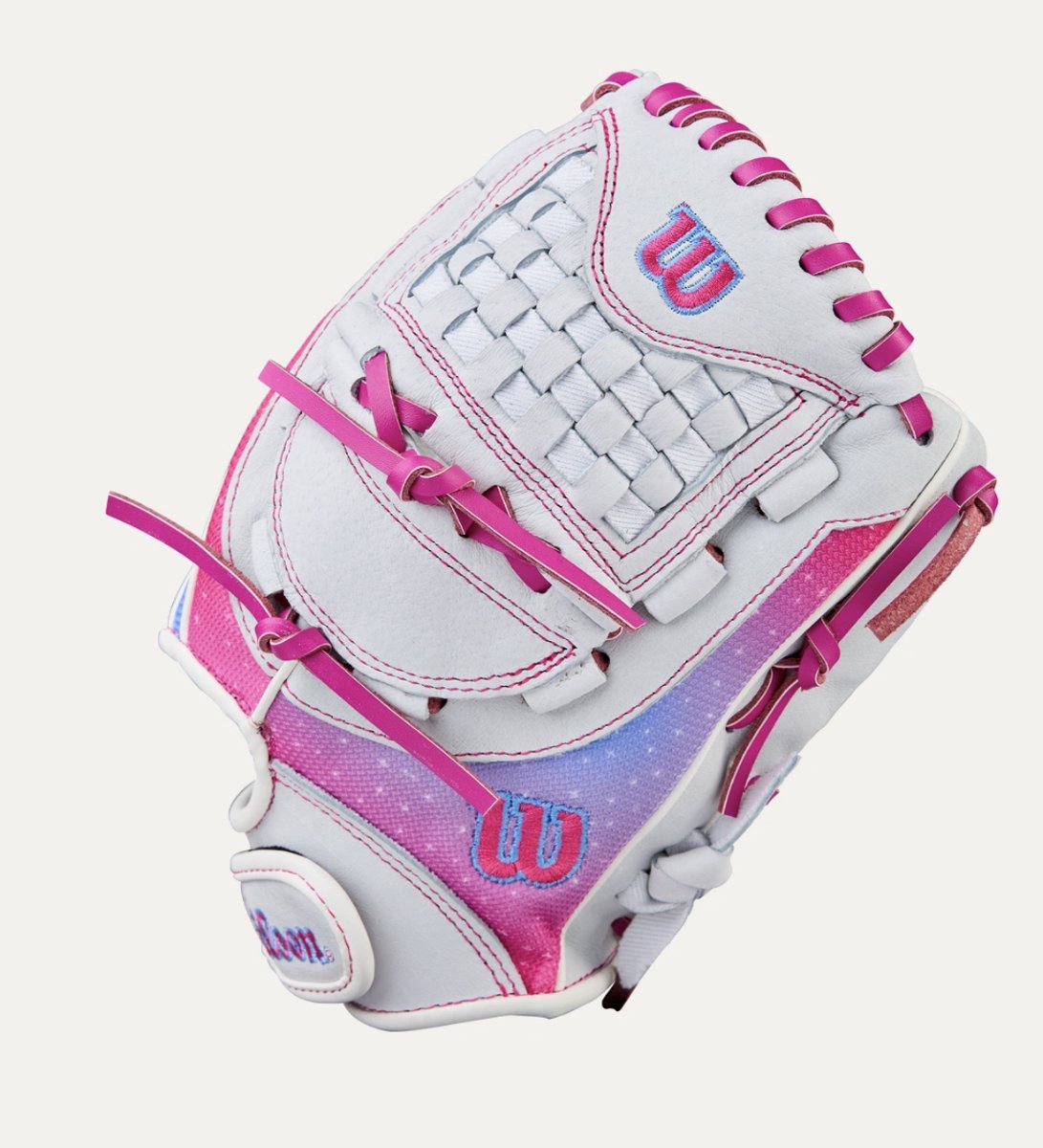 Wilson - Softbalhandschoen - Flash - Fastpitch - 12 inch - Wit/Roze
