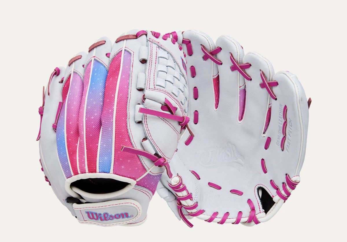 Wilson - Softbalhandschoen - Flash - Fastpitch - 12 inch - Wit/Roze
