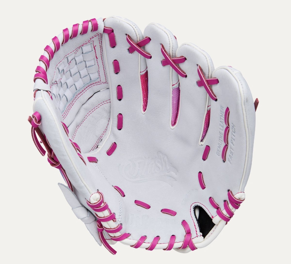 Wilson - Softbalhandschoen - Flash - Fastpitch - 12 inch - Wit/Roze