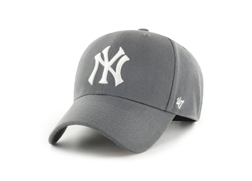 Baseball cap New York Yankees - Snapback - MVP Woolblend - Adjustable - Charcoal