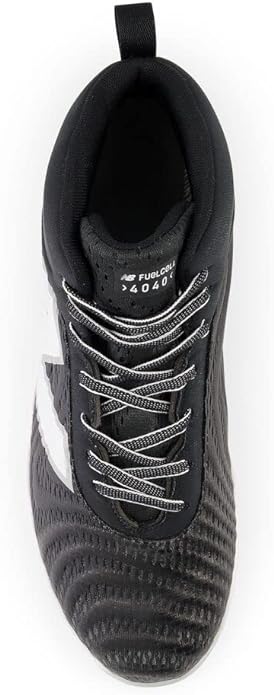 Baseballschuhe – mittelhoch – Metallspikes – 4040v7 – Schwarz/Weiß