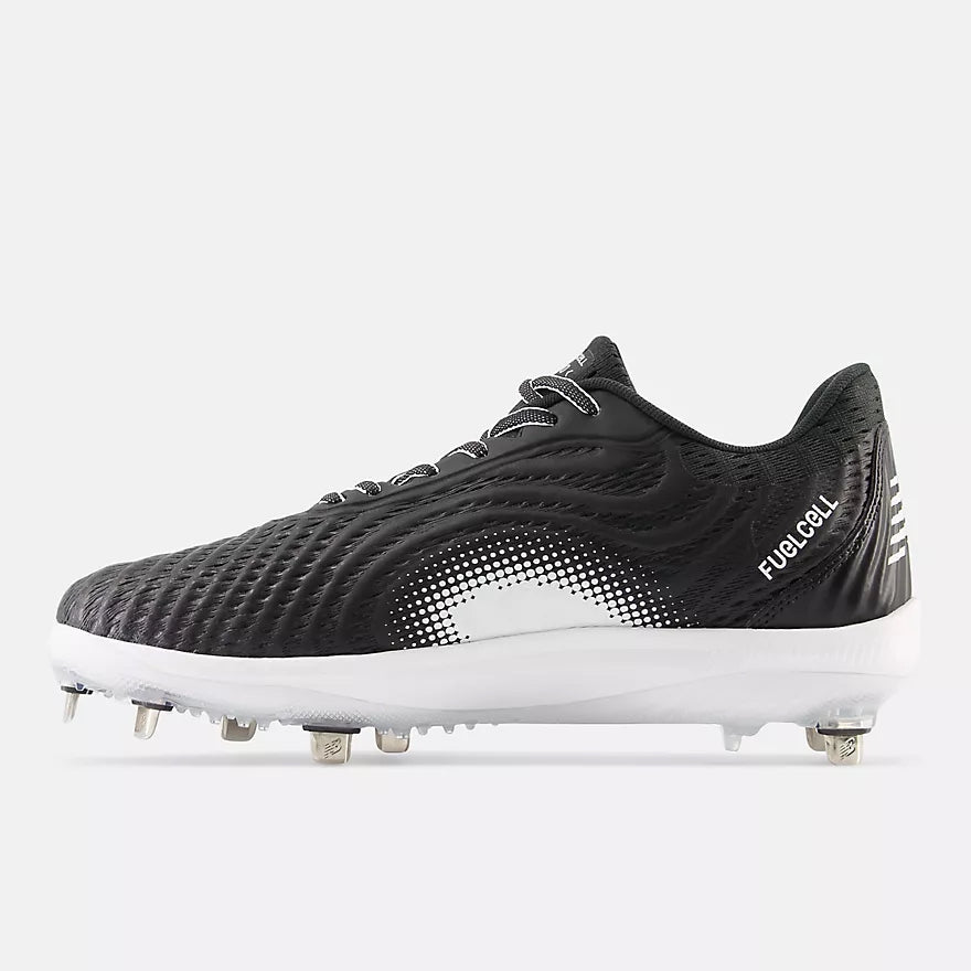 Baseball Shoes 4040v7 Low Metal Spikes - Black