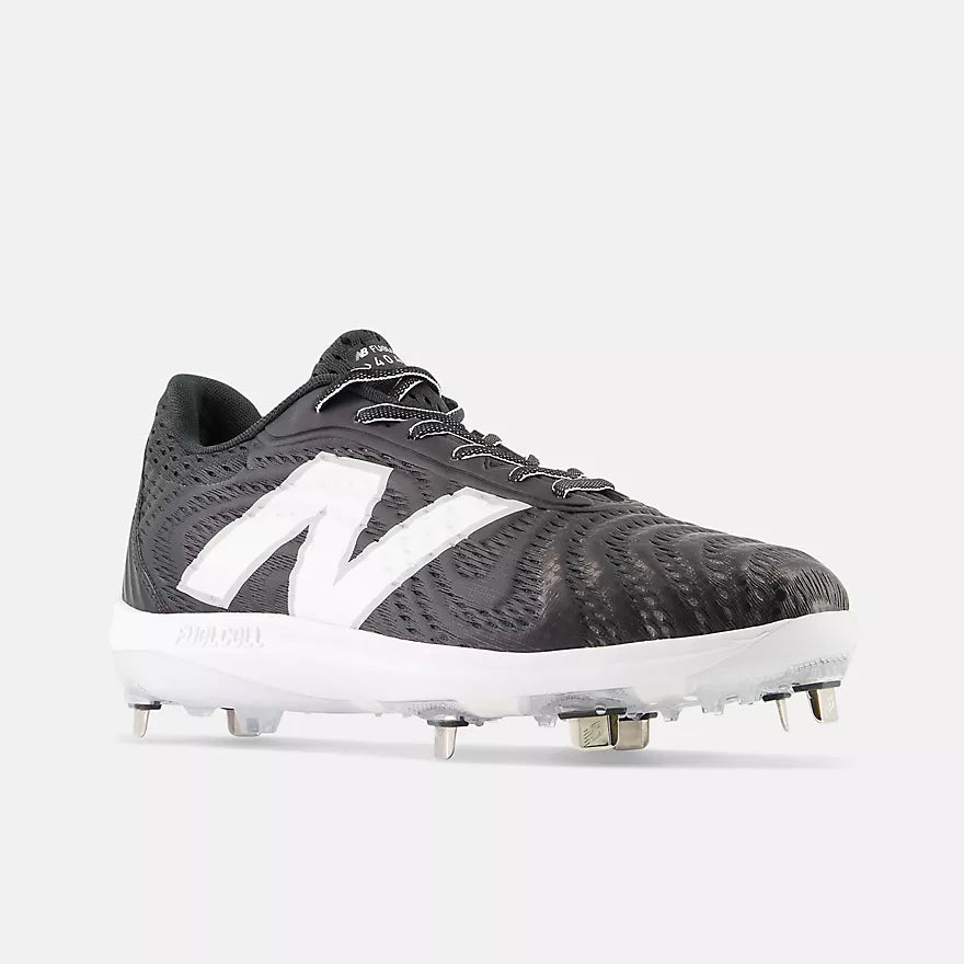 Baseball Shoes 4040v7 Low Metal Spikes - Black
