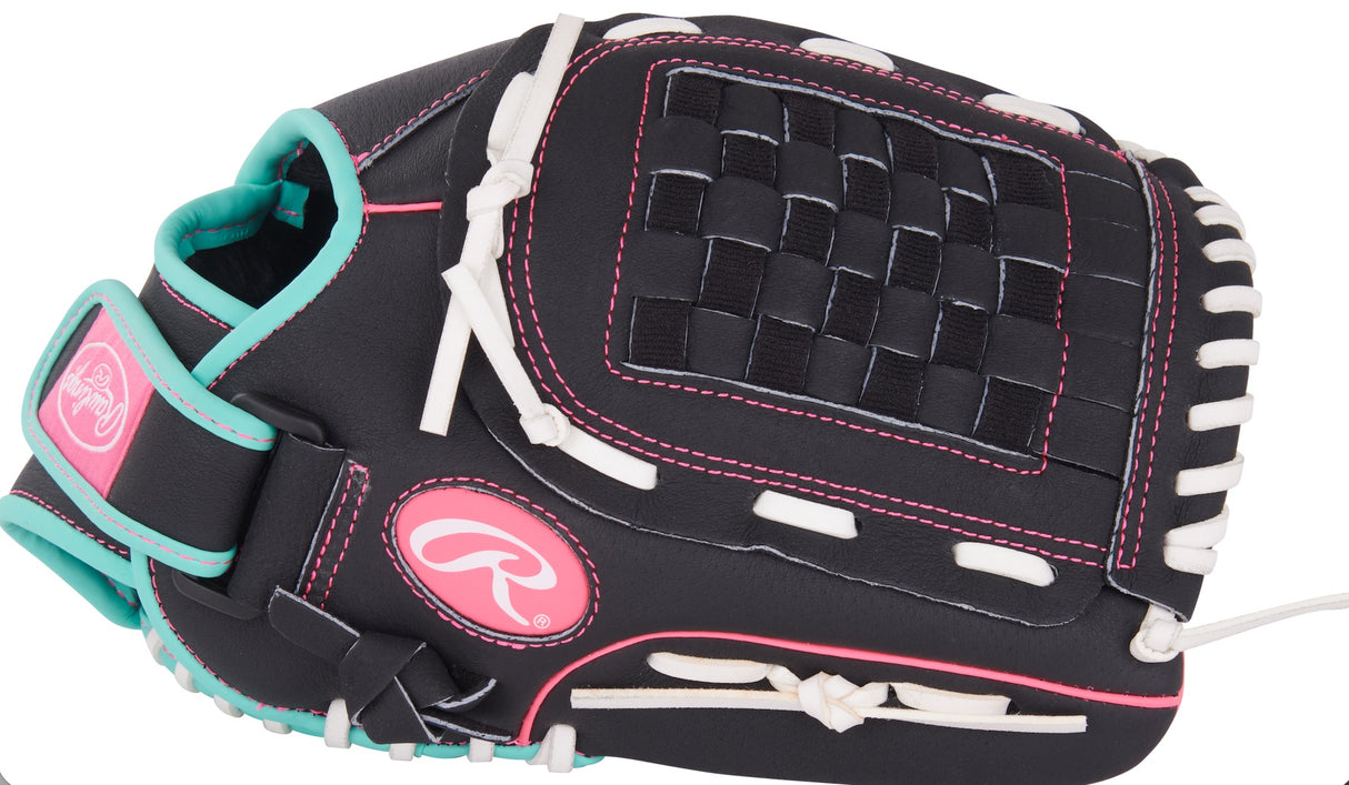 Rawlings - MLB - Softbal Handschoen - Sure Catch - Jeugd - 12 inch - Linkshandige Werper - Rechtshandig Vangen