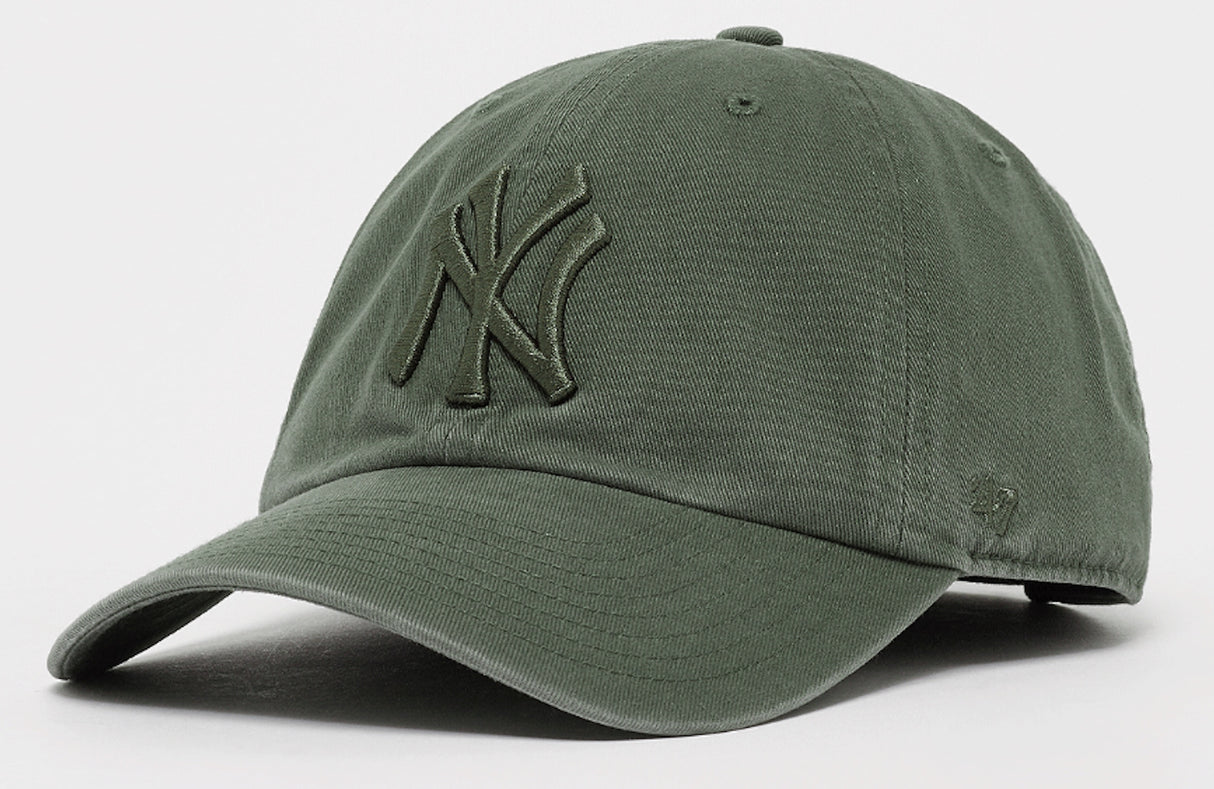 Baseball Cap - Clean Up - Lifestyle - New York Yankees - B-RGW17GWS-MSG - Mosgroen