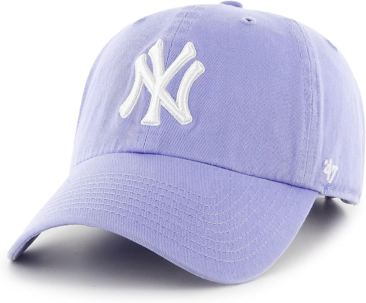 47 Brand - Baseball Cap - Clean Up - Lifestyle - New York Yankees - Lavendel