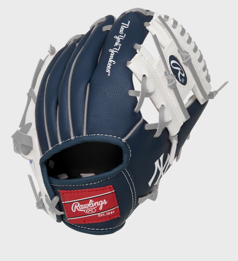 Rawlings MLB NY Yankees Logo Glove 10 Inch - Team Yankees
