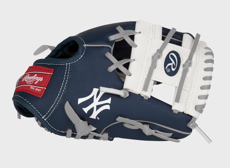 Rawlings MLB NY Yankees Logo Glove 10 Inch - Team Yankees