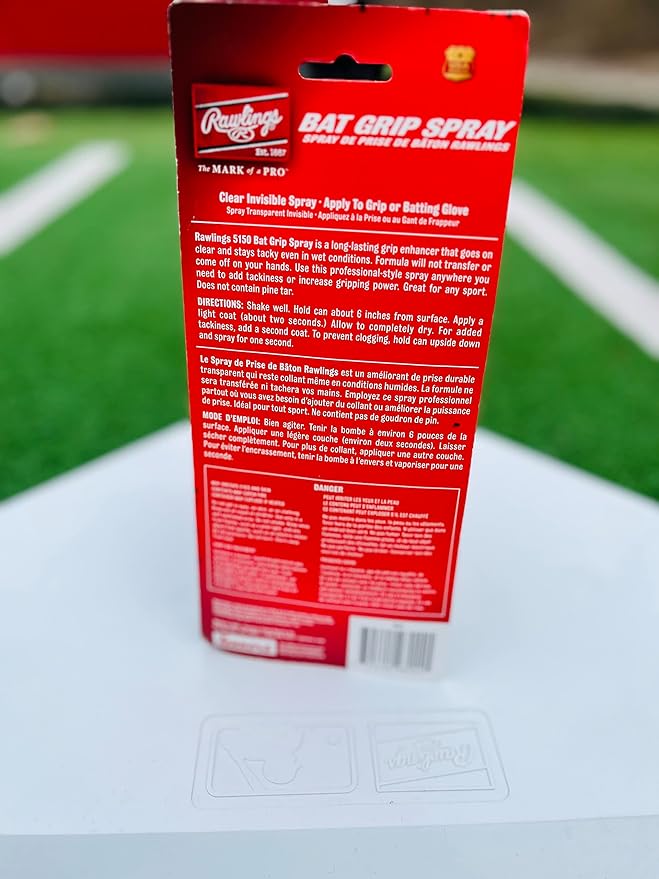 Spray pour grip de batte de baseball Rawlings