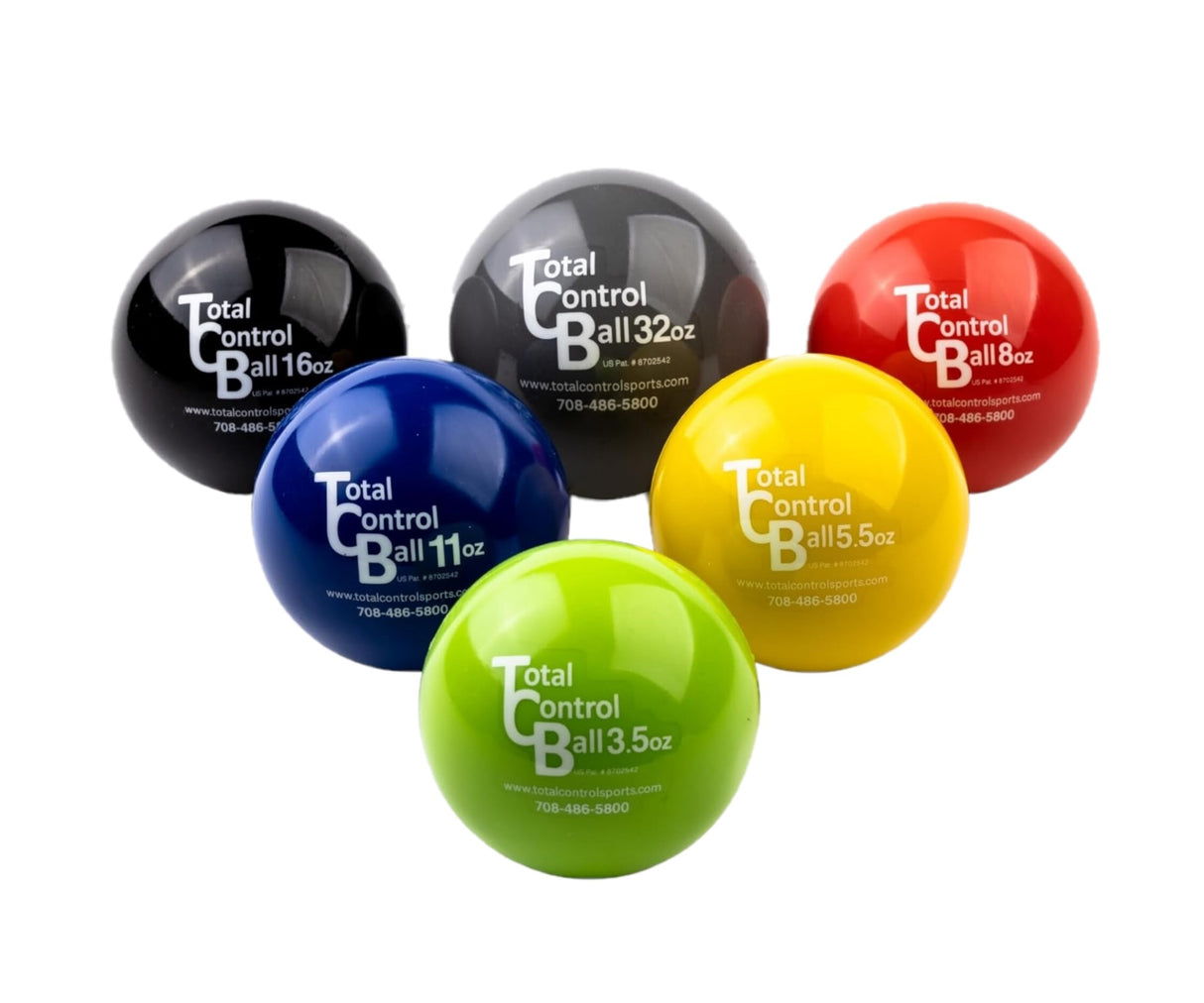 Weighted Baseball Training - 6 balls