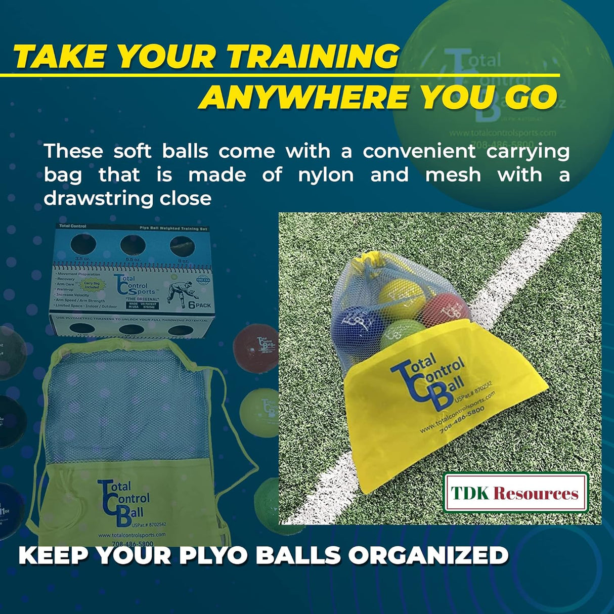 Weighted Baseball Training - 6 balls