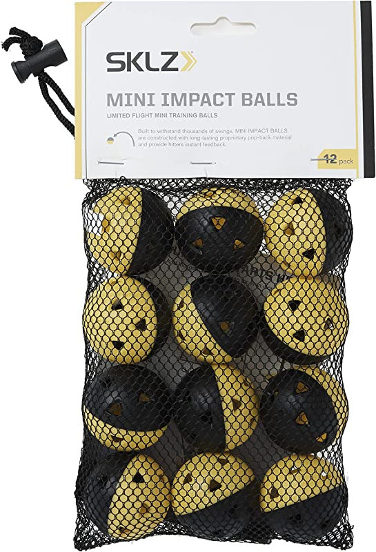 Mini Impact trainingshonkballen - 12 stuks