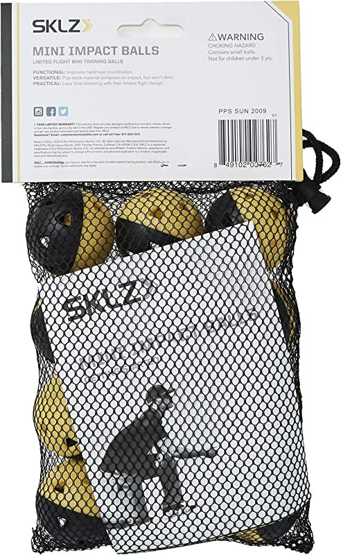 Mini Impact trainingshonkballen - 12 stuks