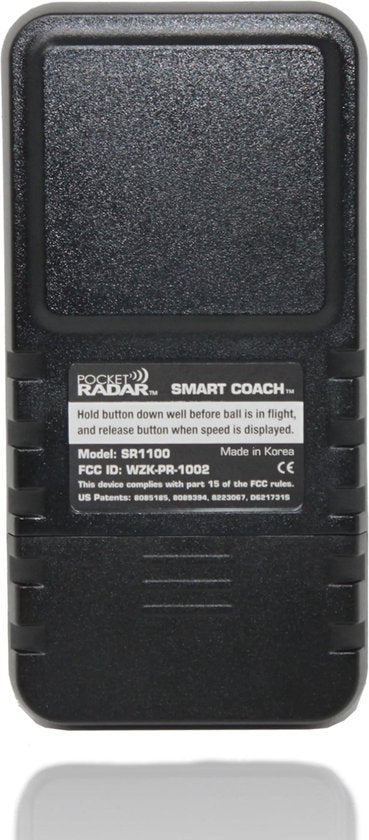 Pocket Radar Smart Coach Radar Gun - Met App