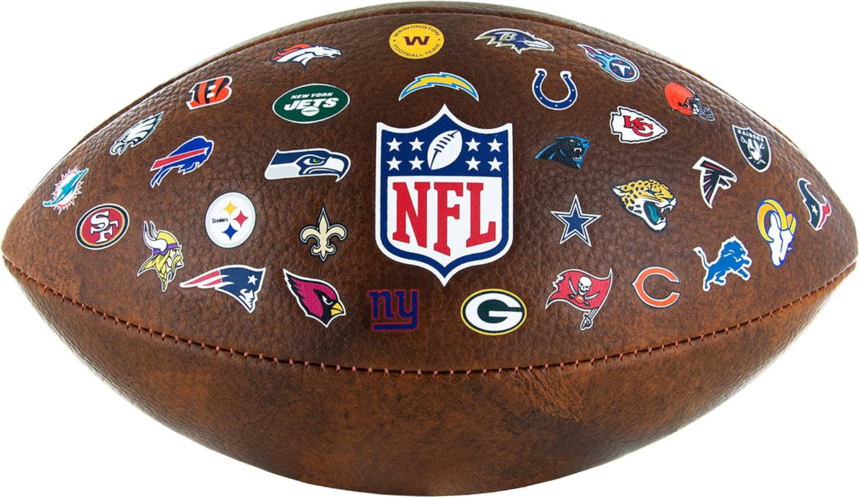 American Football Junior - 32 Team Logo - Throwback JR - Inclusief Oppomp Naaldnippel