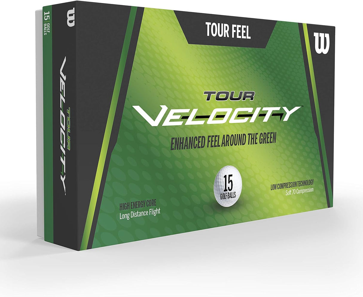 Golfballen - 15 stuks - Tour Velocity - Feel - Wit