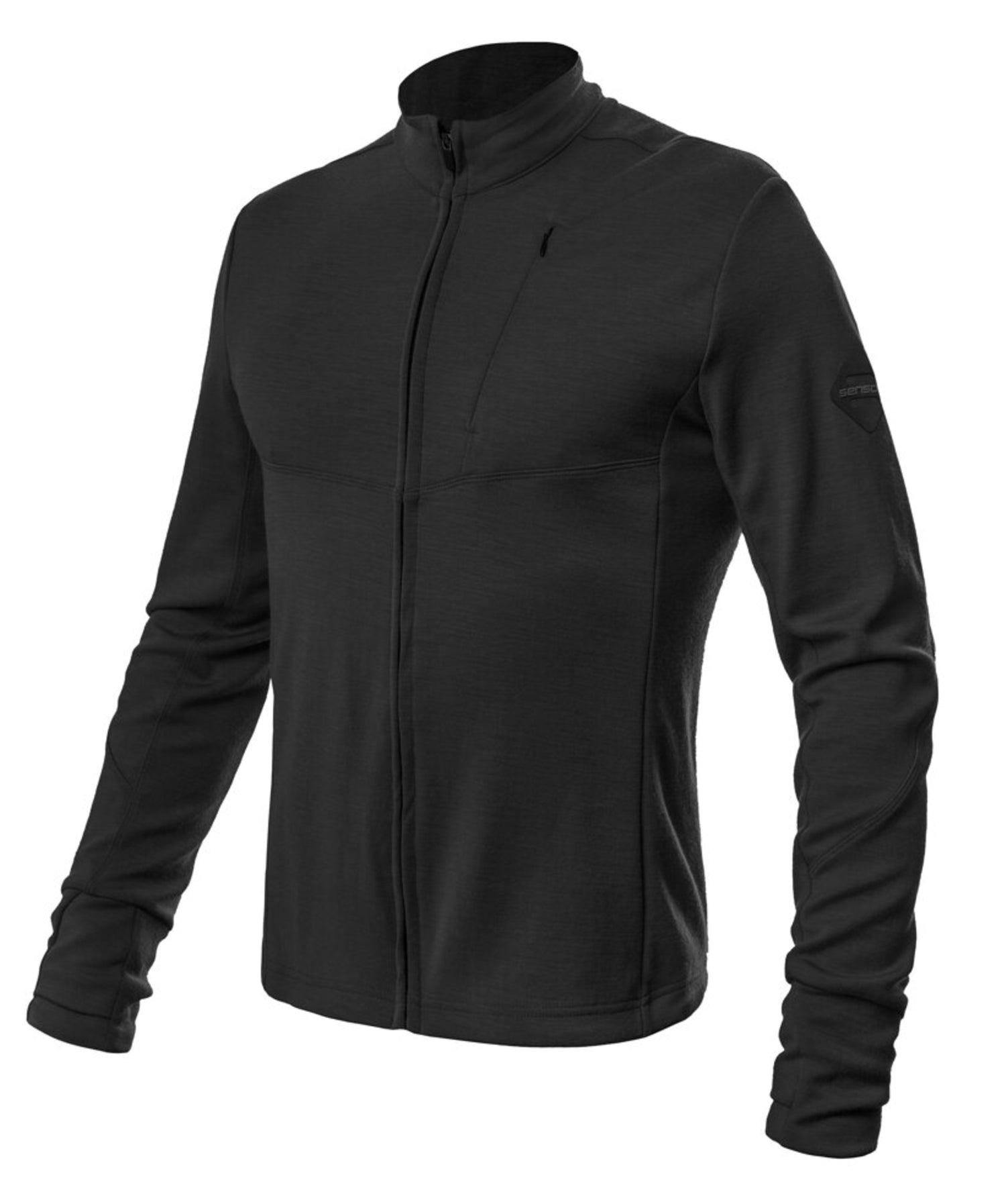 Baselayer - Thermoshirt - Lange Mouw - Merino Wol - Outdoor - Full Zip - Heren