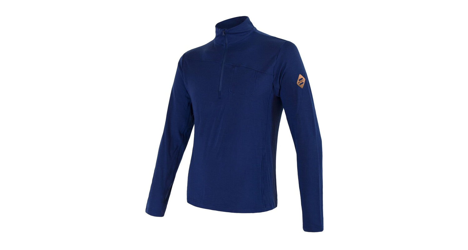 Baselayer Merino Extreme Outdoor Hommes Manches Longues Half Zip