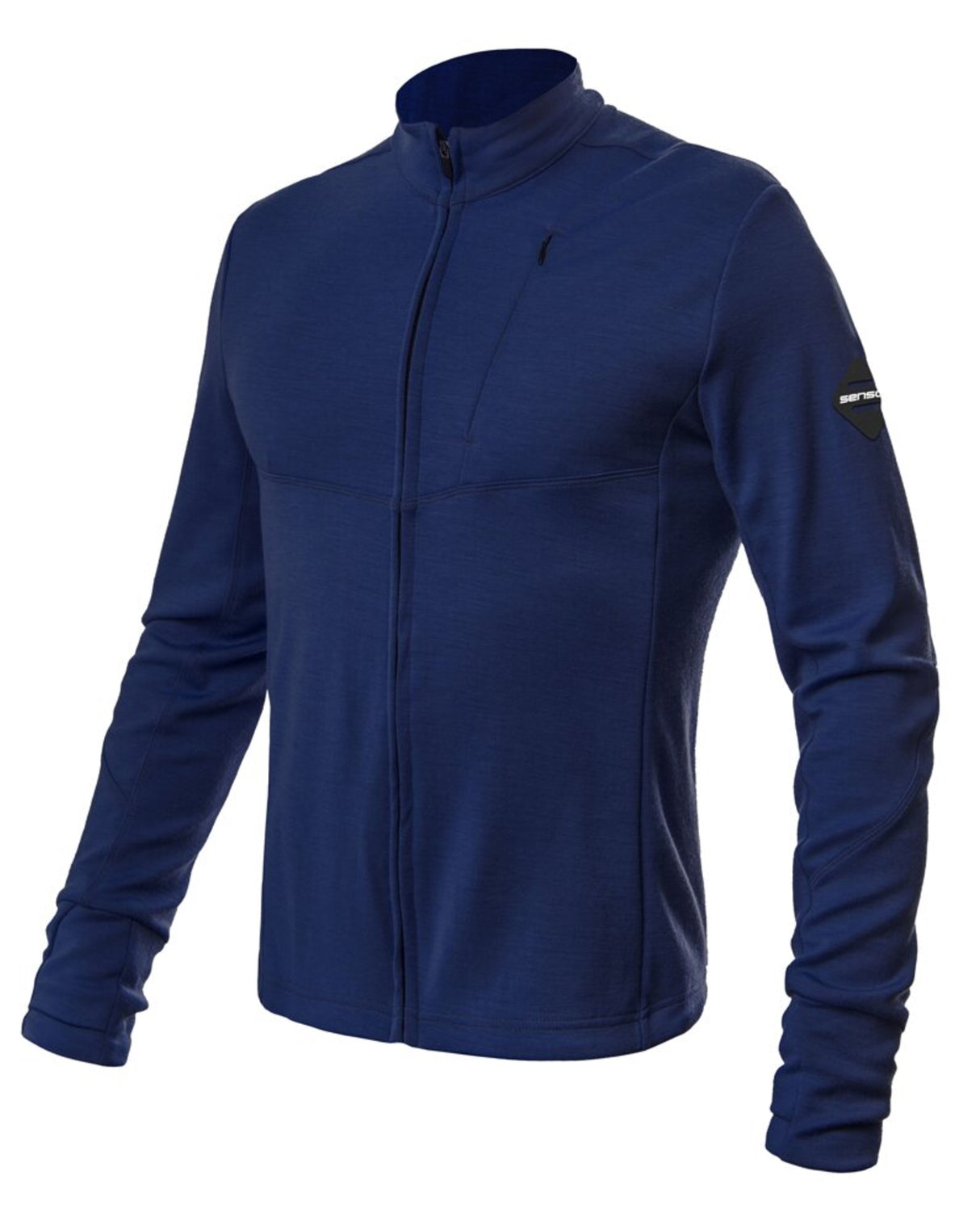 Baselayer - Thermoshirt - Lange Mouw - Merino Wol - Outdoor - Full Zip - Heren