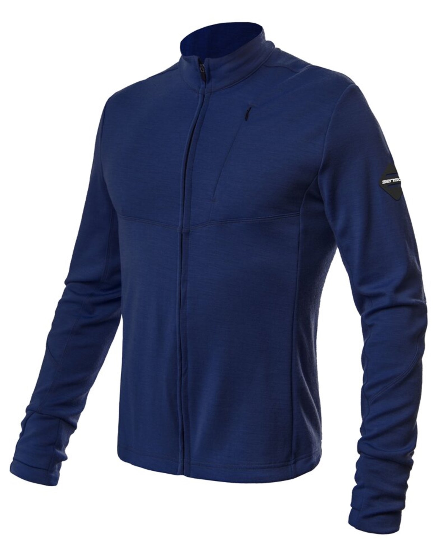 Baselayer - Thermoshirt - Lange Mouw - Merino Wol - Outdoor - Full Zip - Heren