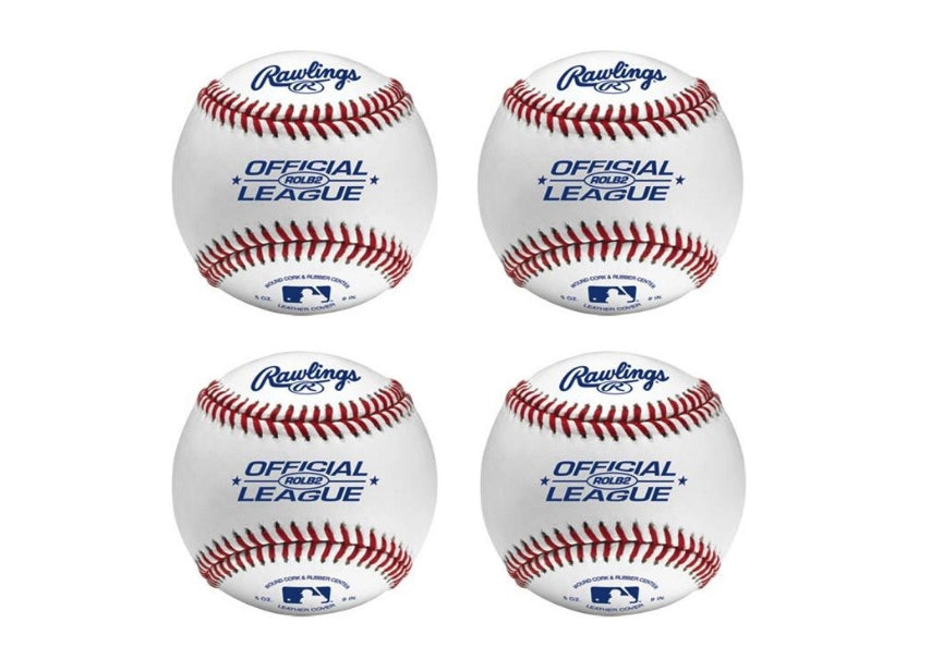 Baseball - 4 Pieces - Baseballs - MLB (White)