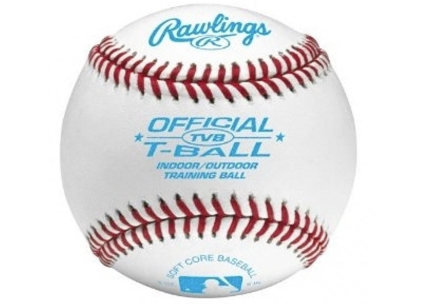 4 Stuks TVB Soft Training Baseball - 4 stuks - Wit