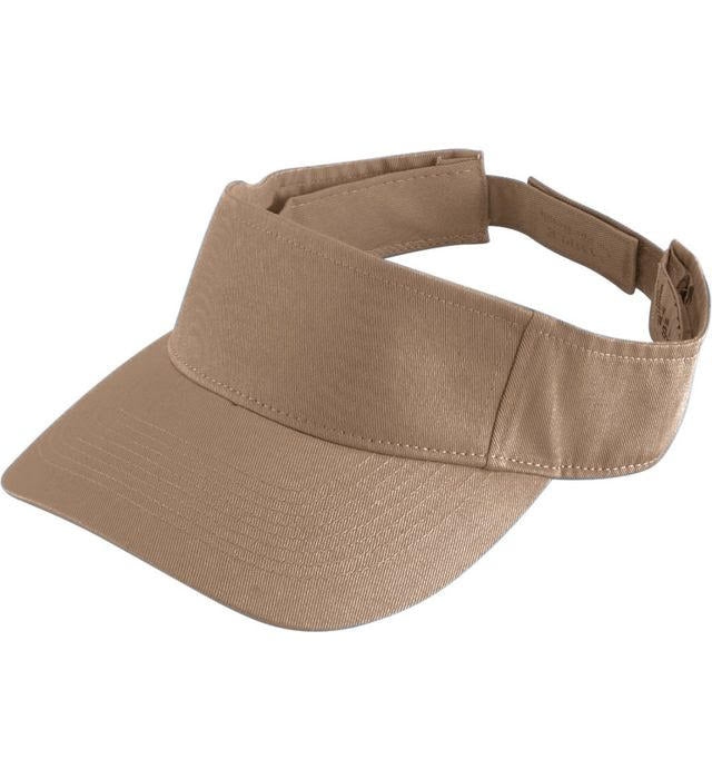 Visière solaire - Dames - Ajustable - Fermeture velcro - Bandeau en coton