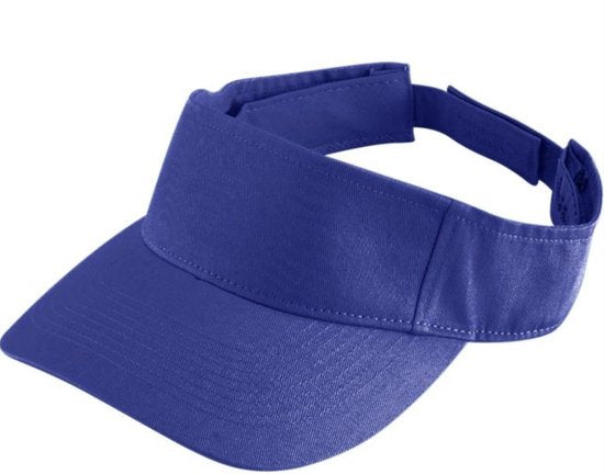 Visière solaire - Dames - Ajustable - Fermeture velcro - Bandeau en coton