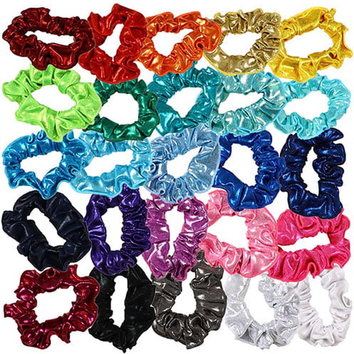 Haar Scrunchie Mystique Glansstof Turnen Meisjes Elastisch