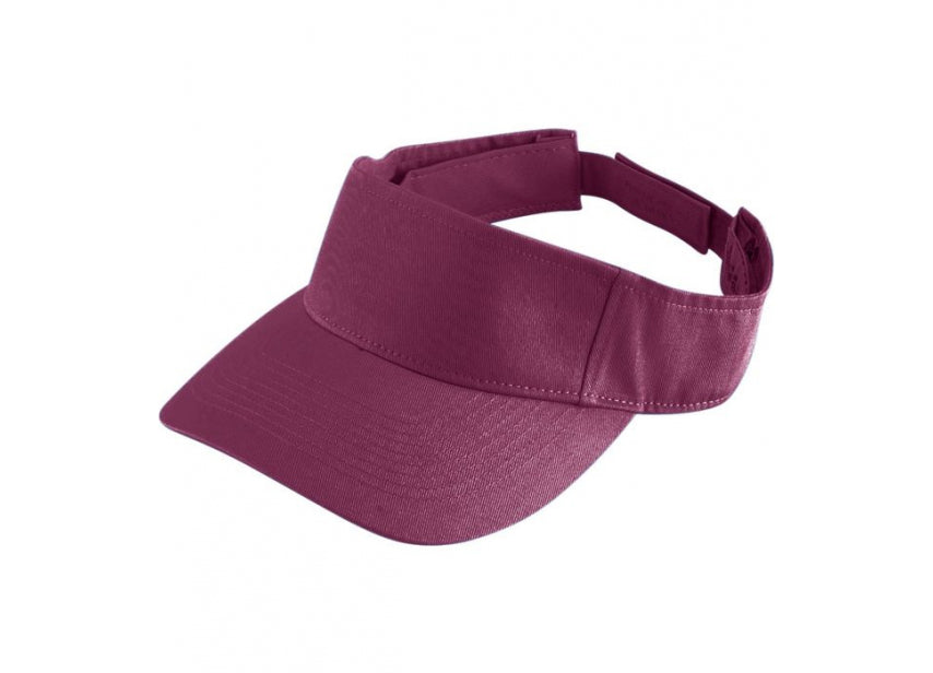 Visière solaire - Dames - Ajustable - Fermeture velcro - Bandeau en coton
