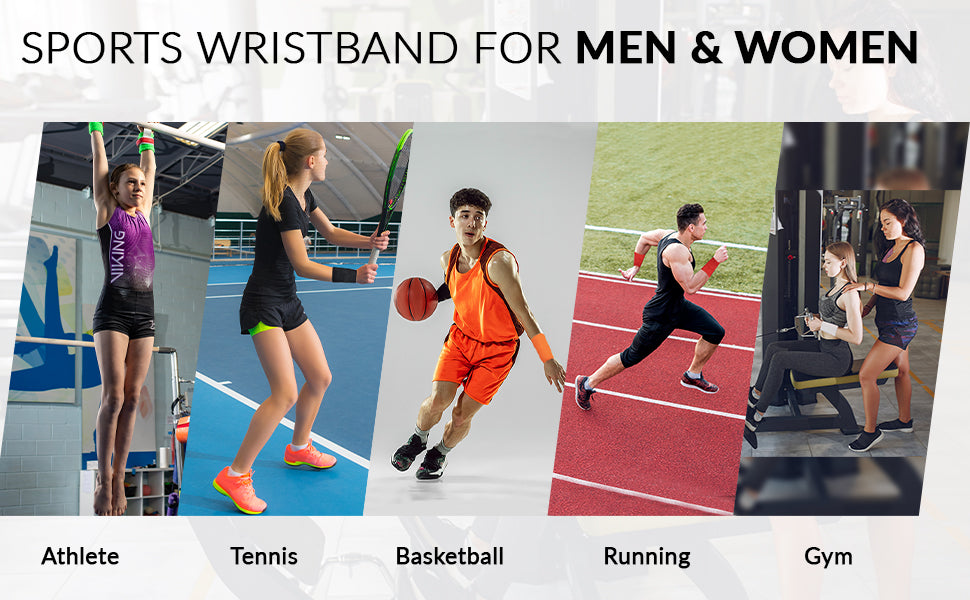 US-Handschuh – Gymnastik – Schweißband aus Baumwolle – Handgelenkband – 11 cm – Weiß