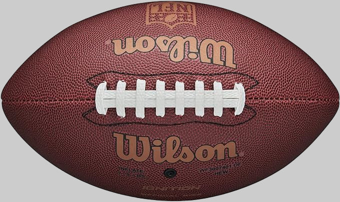 Wilson Football Met Witte Veters