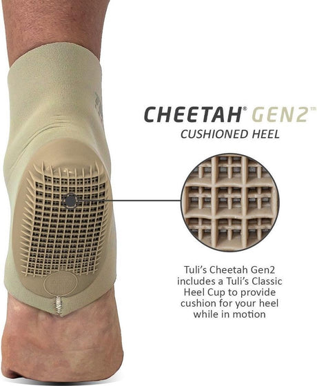 Heel cup - Cheetah Gen2 - Compression sleeve - Instant relief from heel pain