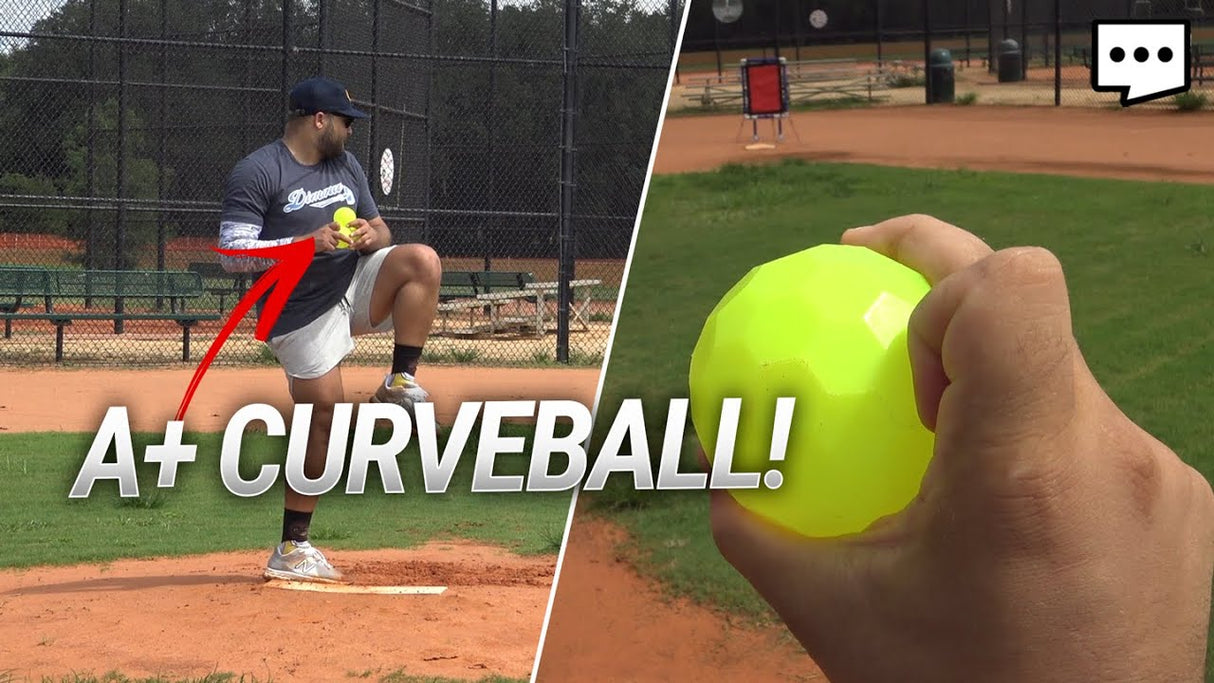 Kunststoff-Baseball-Blitzball-Kurve – Set bestehend aus drei Teilen