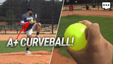 Plastic Baseball Blitzball Curve - Set of three pieces
