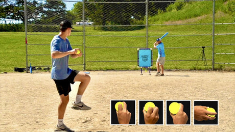 Kombi-Baseballschläger aus Kunststoff mit Blitzball