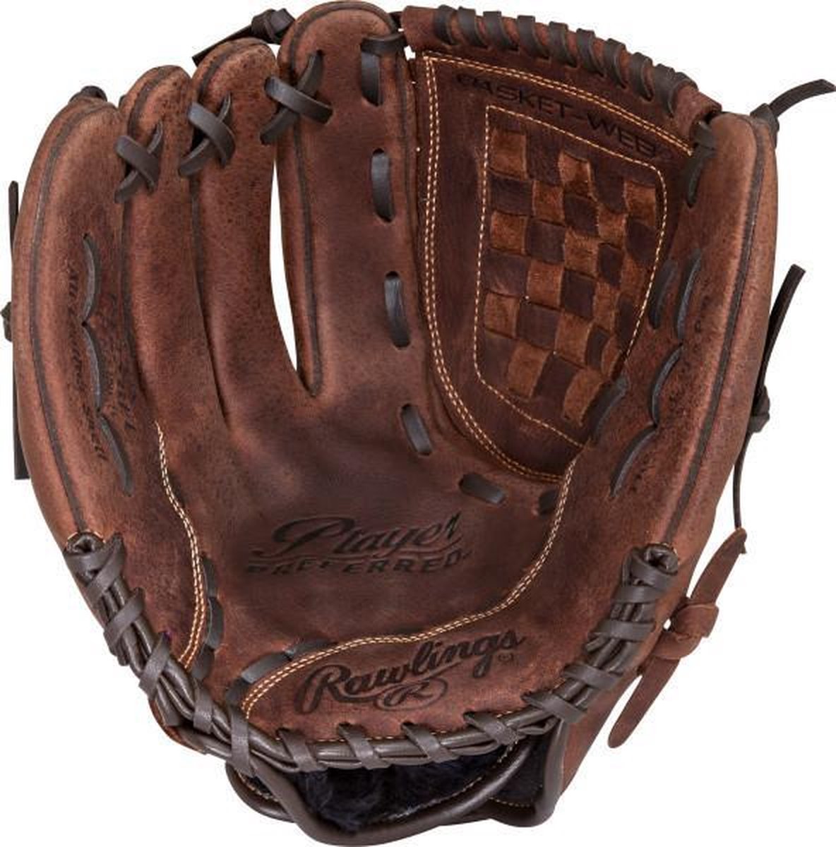 Baseballhandschuh – Player Prefer – 12,5 Zoll – Komplett aus Leder